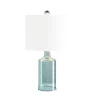 Hastings Home Blue Glass Open Base Table Lamp With LED Bulb And Modern Shade For Coastal, Nautical, And Rustic Cottage Styles -Online Home Decoration GUEST 41bd66c6 6859 4b2e 846b ca11992a8dfc