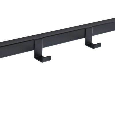 Claremont Rustic Wood Coat Hook With Shelf Dark Brown - Alaterre Furniture 7 Claremont Rustic Wood Coat Hook With Shelf Dark Brown - Alaterre Furniture - Image 5