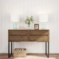 Hastings Home Blue Glass Open Base Table Lamp With LED Bulb And Modern Shade For Coastal, Nautical, And Rustic Cottage Styles -Online Home Decoration GUEST 45c4535e 5090 44a8 81e9 74588180aced