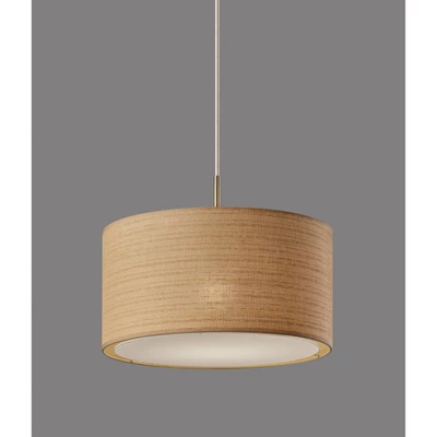 Harvest Large Pendant Antique Brass - Adesso 5 Harvest Large Pendant Antique Brass - Adesso - Image 3