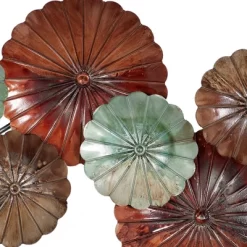 Metal Plate Wall Decor Brown - Olivia & May -Online Home Decoration GUEST 460ac928 abe2 4165 a0bf cb57e8813091