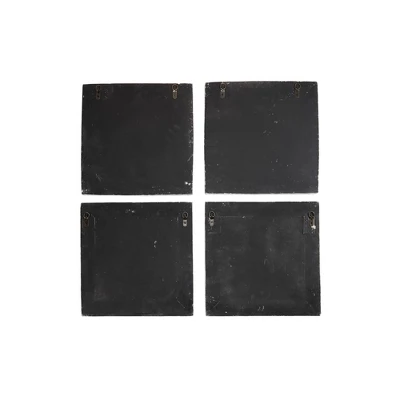 Vintage Fiberglass Floral Wall Decor Set Of 4 White - Olivia & May 14 Vintage Fiberglass Floral Wall Decor Set Of 4 White - Olivia & May - Image 12