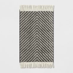 Chevron Woven Area Rug Black/White - Project 62™ -Online Home Decoration GUEST 469405c2 0dcb 4104 9f69 6044d3be79fb
