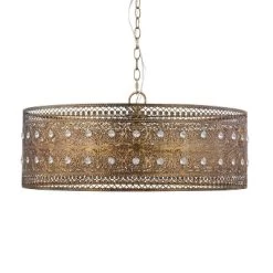 23.5" 3-Light Bryar Chandelier Brass/Crystal - River Of Goods -Online Home Decoration GUEST 47e8ea38 748e 4496 8ba9 60e98ab9cf78