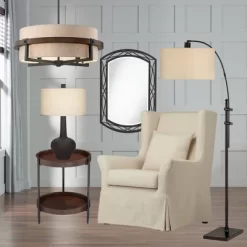 Possini Euro Design Bronze Wood Finish Pendant Chandelier 22" Wide Rustic Farmhouse Tan Fabric Drum 4-Light Fixture For Dining Room House 15 Possini Euro Design Bronze Wood Finish Pendant Chandelier 22" Wide Rustic Farmhouse Tan Fabric Drum 4-Light Fixture For Dining Room House -Online Home Decoration GUEST 4b7f12c2 a52a 4dfc 9a0a 61f026f23a93