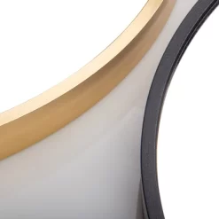 Alani Wall Mounted Round Mirror With Brushed Aluminum Frame Large Circle Mirror For Wall,Circle Bathroom Mirror-The Pop Home -Online Home Decoration GUEST 4c598c47 c897 491f b2bb 8a1a68ac606f