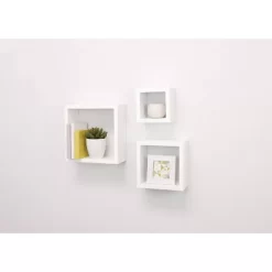 Set Of 3 Cubbi Floating Wall Shelves White -Online Home Decoration GUEST 4d2aee74 9f81 4cbb bf17 dc0edf573c04