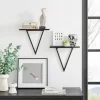 15.7" X 13.5 Set Of 2 Reversible Triangle Accent Wall Shelves - Danya B. -Online Home Decoration GUEST 4f3e9a93 b8b3 4ea3 b107 9db2734c6d99