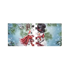 Evergreen Snowman Snuggles Sassafras Switch Puzzle Mat 11.5 X 10 Inches Indoor And Outdoor Decor -Online Home Decoration GUEST 50c042b0 84cc 4d12 9c6e 7510e2336485