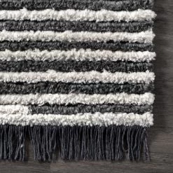 NuLOOM Morgan Contemporary Diamond Soft Shag Fringe Area Rug -Online Home Decoration GUEST 571d6aca ee48 4173 8c8e d4b9c147280a