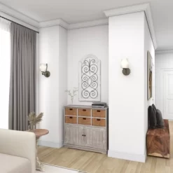 Vintage Wood Scroll Arched Window Inspired Wall Decor With Metal Scrollwork Relief White - Olivia & May -Online Home Decoration GUEST 577f9a41 ad55 4a01 9d87 74b9462ab7ec