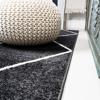 Cole Minimalist Diamond Trellis Round Area Rug - JONATHAN Y 5 Cole Minimalist Diamond Trellis Round Area Rug - JONATHAN Y - Image 3