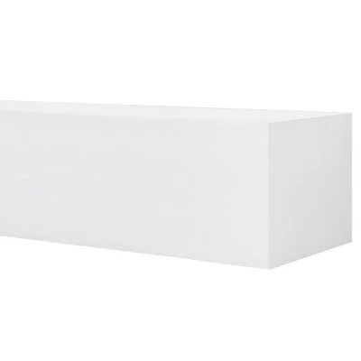 Modern Ember Boone Wood Fireplace Mantel Shelf With Tall Boxed Design 6 Modern Ember Boone Wood Fireplace Mantel Shelf With Tall Boxed Design - Image 4