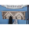 Wood 1 Shelf And 4 Hangers Wall Hook Brown - Olivia & May -Online Home Decoration GUEST 5b5767b9 7a10 4e05 a45b 3b10440b60d5