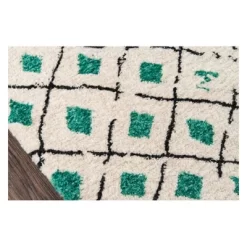 3'6"x5'6" Geometric Tufted Accent Rug Green - Novogratz By Momeni -Online Home Decoration GUEST 5bac471a 2432 48b2 b35d 980146238a15