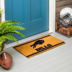 Evergreen Buffalo Bills Logo Turf Mat, Brown- 28 X 16 Inches Indoor Outdoor Doormat -Online Home Decoration GUEST 5cea0f44 3b90 46b4 a2aa 2f4413928755