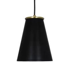 10.38" Metal Pendant Ceiling Light Black - Cresswell Lighting -Online Home Decoration GUEST 5e3461d7 124d 40e9 bde5 5d7e826ed3e6