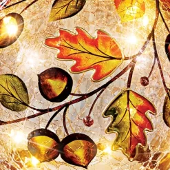 Collections Etc Lighted Autumn Leaves Ball -Online Home Decoration GUEST 5eaadae2 db68 41ed bb79 0f6be0291379