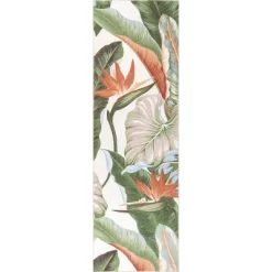 NuLOOM Nevaya Machine Washable Floral Leaves Area Rug -Online Home Decoration GUEST 5f6c6979 ae45 4297 a4b0 cd85c5d8b1a3