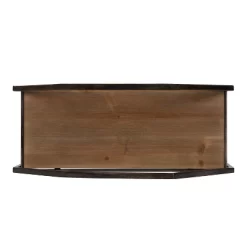 Adela Wood/Metal Decorative Wall Shelf - Kate & Laurel All Things Decor -Online Home Decoration GUEST 601a019c 27ab 4f1e a67c 31c66aab408d