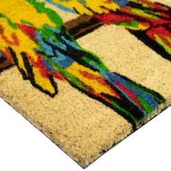 Northlight Toffee And Multicolor Parrots Coir Outdoor Doormat 18" X 30" 11 Northlight Toffee And Multicolor Parrots Coir Outdoor Doormat 18" X 30" -Online Home Decoration GUEST 607b8d99 5c0c 4ac3 adb2 0e073fd4d787