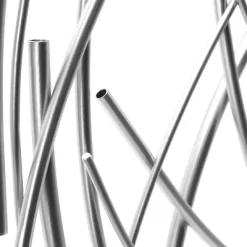 LuxenHome Silver Metal Abstract Swirl Round Wall Art Decor -Online Home Decoration GUEST 60a64d46 edac 41b5 a77a 3bfef7339842