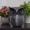 Ornativity Owl Statue Figurine - Black - 4.5 In