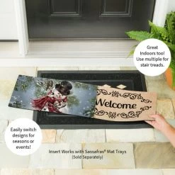 Evergreen Snowman Snuggles Sassafras Switch Puzzle Mat 11.5 X 10 Inches Indoor And Outdoor Decor -Online Home Decoration GUEST 62f1d320 886b 4688 8c00 70c7325fc658