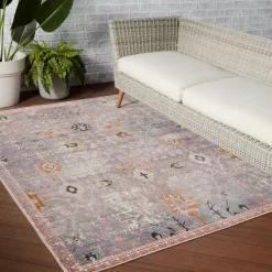 Elva Indoor/Outdoor Oriental Area Rug Purple/Gold - Jaipur Living -Online Home Decoration GUEST 63f938db fd70 48df 8369 a4256f6eccc7