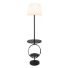 Bedside Nightstand End Table Dual Shelf Decorative Floor Lamp Black - Elegant Designs -Online Home Decoration GUEST 640e594a faa9 491c 8d27 76923cda8534