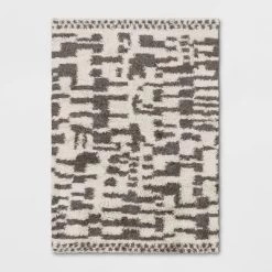 Jutland Geo Moroccan Hand Tufted Shag Area Rug Gray - Project 62™ -Online Home Decoration GUEST 6414a9c5 ec2e 4ae7 87d3 672a4f8fd64c