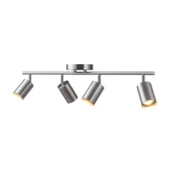 Pratt 4-Light Brushed Nickel Finish Track Lighting - Globe Electric 11 Pratt 4-Light Brushed Nickel Finish Track Lighting - Globe Electric -Online Home Decoration GUEST 64b7a080 5256 41ca 9aaa 89152526c9ac