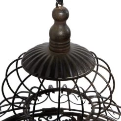 47" Iron Vintage Birdcage Black - Olivia & May -Online Home Decoration GUEST 64dfaeac 47be 44c8 a97d c53b5cc93c88