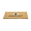 Evergreen Bee Our Guest Woven Back Indoor Outdoor Natural Coir Doormat 1'6"x2'6" Multicolored -Online Home Decoration GUEST 657dd3ec a266 4de0 9606 26390b836170