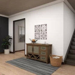 Rustic Metal Ornamental Wall Decor Set Of 4 Brown - Olivia & May 21 Rustic Metal Ornamental Wall Decor Set Of 4 Brown - Olivia & May -Online Home Decoration GUEST 67544b3b cd56 4b19 87ec 4d979432114e