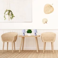 9.45" 2pk Petite Ceramic Oblong Bedside Table Desk Lamps With Matching Tapered Drum Shade Purple - Creekwood Home -Online Home Decoration GUEST 6901eceb 1d7c 4e46 a584 748cb6f34dda