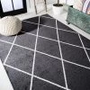 Cole Minimalist Diamond Trellis Round Area Rug - JONATHAN Y -Online Home Decoration GUEST 69c75d1c 4bc1 4735 a64d 5af955e5b69e