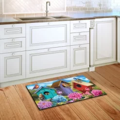 Colorful Birdhouses Spring Doormat Indoor Outdoor 30" X 18" Briarwood Lane -Online Home Decoration GUEST 69d2bcf5 e2ac 468a 8b99 2f7141f2824c
