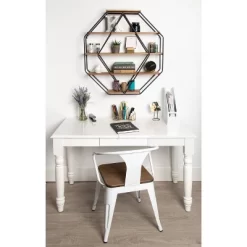Wall Shelf Octagon Shaped - Kate & Laurel All Things Decor -Online Home Decoration GUEST 6b869504 c00e 46ad 86ab 44d5181045e3
