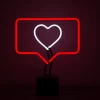 Amped Co 13 X 11 Inches Neon Desk Light Like Sign Symbol, Heart, Red And White -Online Home Decoration GUEST 6c5cb24d 5f7e 48df 8d7b 558c19ec0c67