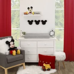 Disney Mickey Mouse Shaped Wall Decor - Black Plush - 3pc -Online Home Decoration GUEST 6d3d9b46 d7d2 42a5 b76a b3b40cd105ae