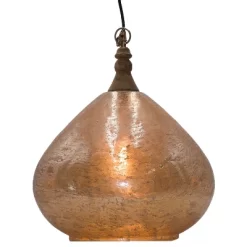 18" Valencia Teardrop Glass Pendant - River Of Goods -Online Home Decoration GUEST 6d62098f 222b 4d1a 96f9 5e28e7223d67