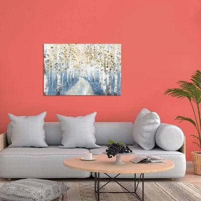 26" X 40" New Path I By Allison Pearce Unframed Wall Canvas - ICanvas 3 26" X 40" New Path I By Allison Pearce Unframed Wall Canvas - ICanvas