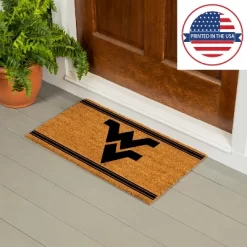 Evergreen West Virginia University Logo Turf Mat, Brown- 28 X 16 Inches Indoor Outdoor Doormat -Online Home Decoration GUEST 6f00a20b 4d77 495b ac1b 86e9eb36a3f6