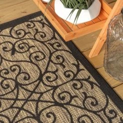 Madrid Vintage Filigree Textured Weave Indoor/Outdoor Area Rug - JONATHAN Y -Online Home Decoration GUEST 6f3059d3 0dd9 495c acda 86c0f0953c3d
