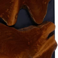 Teak Wood Abstract Handmade Live Edge Wall Decor Brown - Olivia & May 8 Teak Wood Abstract Handmade Live Edge Wall Decor Brown - Olivia & May -Online Home Decoration GUEST 7054b776 a4af 43ab a4ba 7dbc81664374
