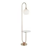 Trombone Contemporary/Glam Floor Lamp With Metal And Glass Shelf Gold (Includes LED Light Bulb) - LumiSource 1 Trombone Contemporary/Glam Floor Lamp With Metal And Glass Shelf Gold (Includes LED Light Bulb) - LumiSource -Online Home Decoration GUEST 7104972d 5d00 404d a3b4 aa01dd3a339c