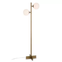 70.5' Floor Lamp With Milk Glass Orb Shade In Gold - Henn&Hart 15 70.5' Floor Lamp With Milk Glass Orb Shade In Gold - Henn&Hart -Online Home Decoration GUEST 72168b39 240b 4f7e 9c00 db0c20c82c49