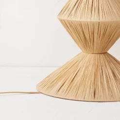 Faux Raffia Floor Lamp Brown (Includes LED Light Bulb) - Opalhouse™ Designed With Jungalow -Online Home Decoration GUEST 722eef02 bd1a 4345 bc17 2300537469fc