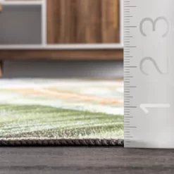 NuLOOM Nevaya Machine Washable Floral Leaves Area Rug -Online Home Decoration GUEST 7624994f 85f8 461c b549 4be22be25dba